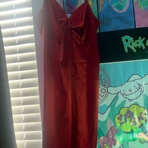 Short red dress large